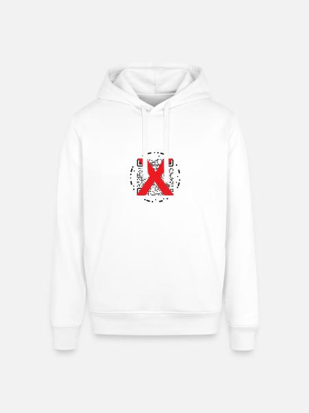 Nice Try Big Brother Privacy QR Code Design - Stanley/Stella Sounder Side Pocket Hoodie - black