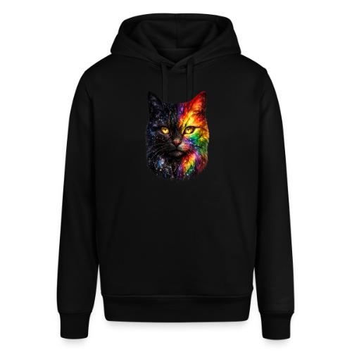 Cosmic Galaxy Rainbow Cat - Stanley/Stella Sounder Side Pocket Hoodie