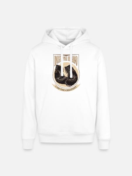 Boxing Hero - i am the greatest - Stanley/Stella Sounder Side Pocket Hoodie - black