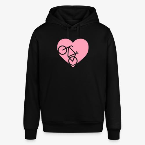 heart_bicycle_cutout - Stanley/Stella Sounder Side Pocket Hoodie