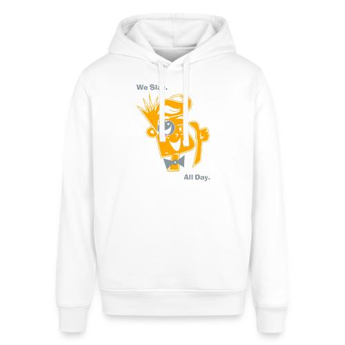 We Slay All Day Shiny Shirt Metallic Silver & Gold - Stanley/Stella Sounder Side Pocket Hoodie