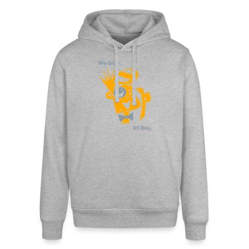 We Slay All Day Shiny Shirt Metallic Silver & Gold - Stanley/Stella Sounder Side Pocket Hoodie