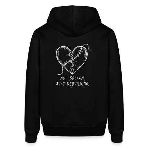 Broken Love Neon Heart - Stanley/Stella Sounder Side Pocket Hoodie