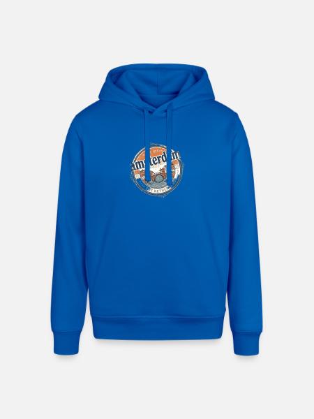 Amsterdam Bridge City Seal - Stanley/Stella Sounder Side Pocket Hoodie - royal blue