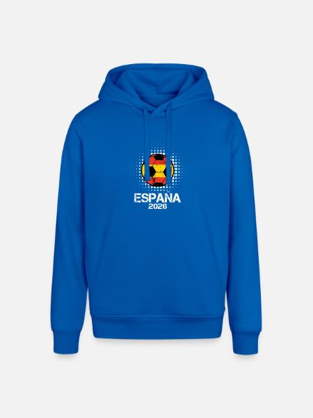 Espana 2026 Flagball - Stanley/Stella Sounder Side Pocket Hoodie - royal blue