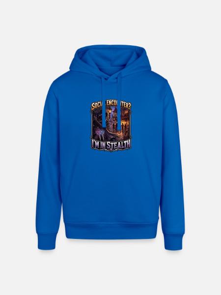 SOCIAL ENCOUNTER? I’M IN STEALTH - Stanley/Stella Sounder Side Pocket Hoodie - royal blue