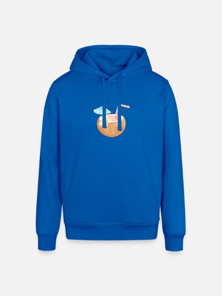Tropical Coconut Sip - Stanley/Stella Sounder Side Pocket Hoodie - royal blue
