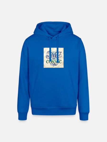 IMC Convic Monogram Flourish - Stanley/Stella Sounder Side Pocket Hoodie - royal blue
