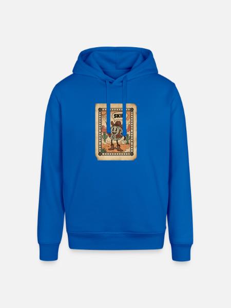 Desert Cowboy Skip Card - Stanley/Stella Sounder Side Pocket Hoodie - royal blue