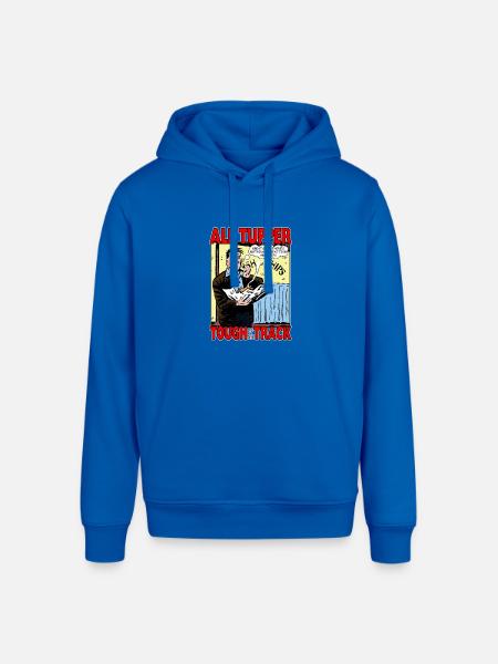 Alf Tupper Tough of the Track Comic Fish & Chips - Stanley/Stella Sounder Side Pocket Hoodie - royal blue