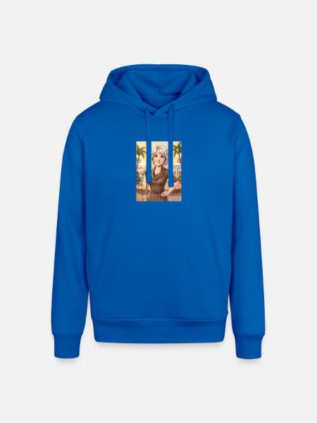 Beach Singer at Sunset - Stanley/Stella Sounder Side Pocket Hoodie - royal blue