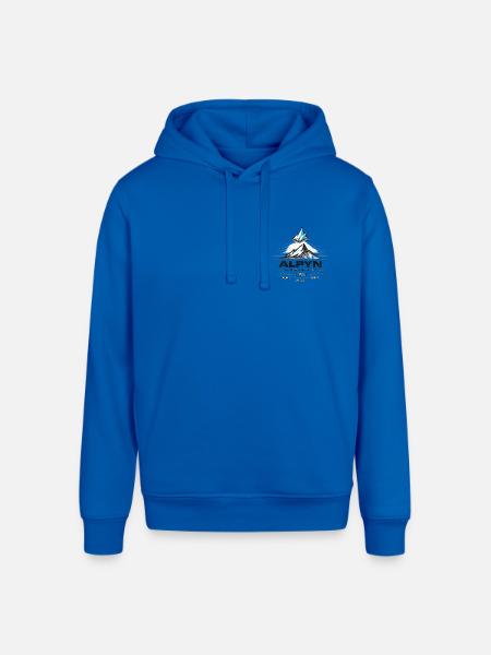 Alpyn Glacier Crest - Stanley/Stella Sounder Side Pocket Hoodie - royal blue