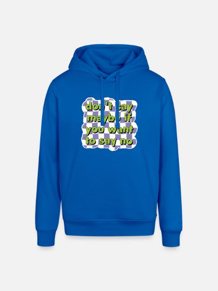 Assertive Choice Checkerboard Tee - Stanley/Stella Sounder Side Pocket Hoodie - royal blue