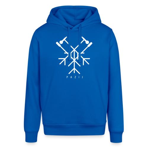 Pazij White Logo - Stanley/Stella Sounder Side Pocket Hoodie