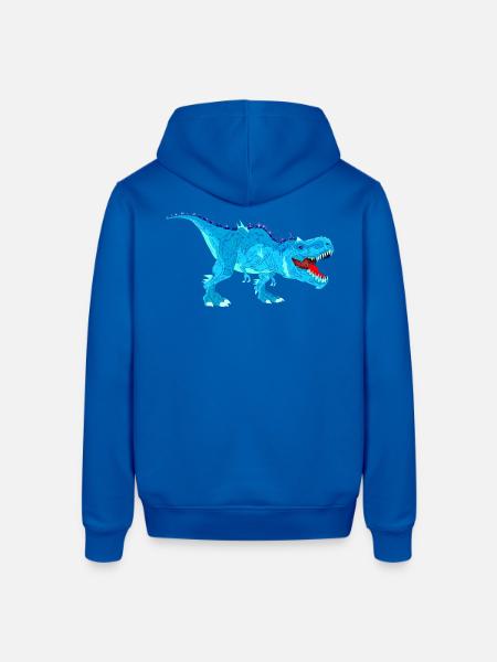 Icy Rex - Stanley/Stella Sounder Side Pocket Hoodie - royal blue