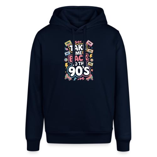 Retro 90s Take Me Back Graphic Art - Stanley/Stella Sounder Side Pocket Hoodie