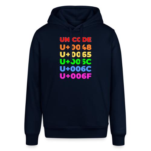 Hello, in unicode - Stanley/Stella Sounder Side Pocket Hoodie