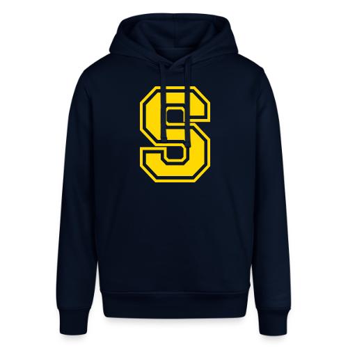 Letter S – Capital Athletic Alphabet Monogram - Stanley/Stella Sounder Side Pocket Hoodie