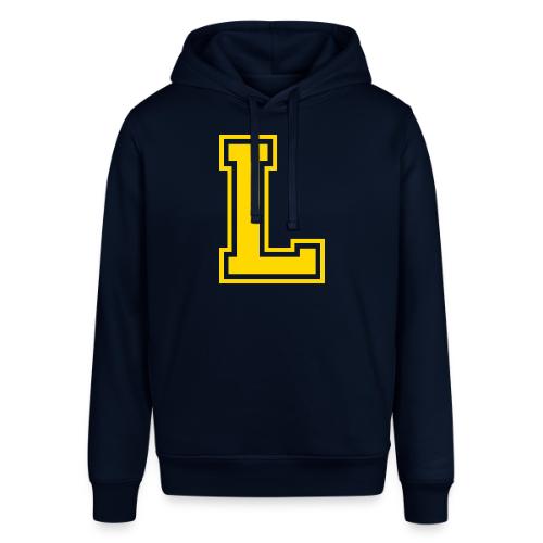 Letter L – Capital Athletic Alphabet Monogram - Stanley/Stella Sounder Side Pocket Hoodie