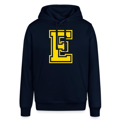 Letter E – Capital Athletic Alphabet Monogram - Stanley/Stella Sounder Side Pocket Hoodie