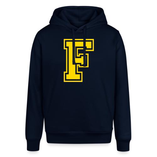 Letter F – Capital Athletic Alphabet Monogram - Stanley/Stella Sounder Side Pocket Hoodie