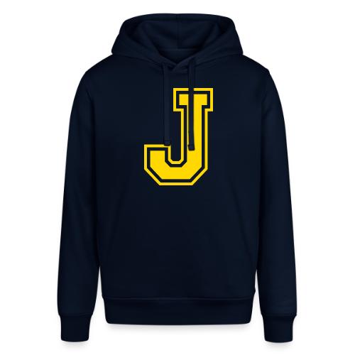 Letter J – Capital Athletic Alphabet Monogram - Stanley/Stella Sounder Side Pocket Hoodie