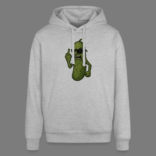 Angry Pickle Flipping the Bird - Stanley/Stella Sounder Side Pocket Hoodie