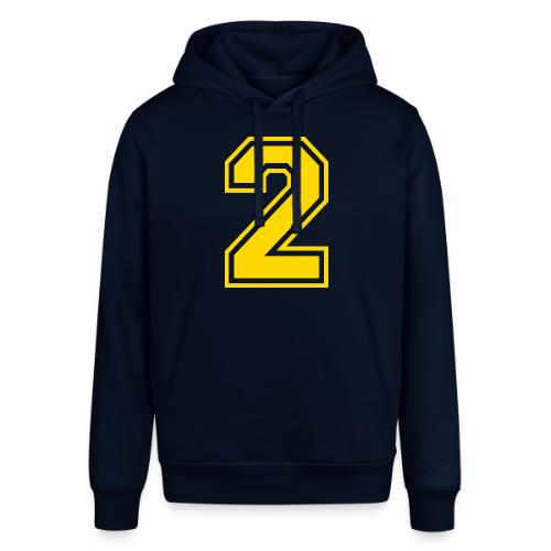 Number 2 in a classic athletic collegiate font - Stanley/Stella Sounder Side Pocket Hoodie