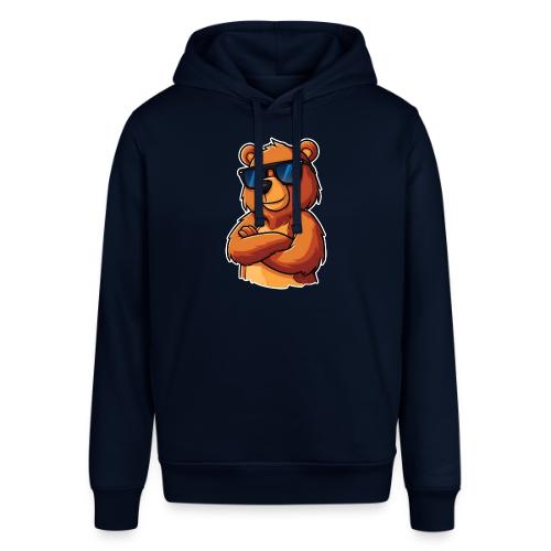 Cool Bear Sunglasses Cartoon Design - Stanley/Stella Sounder Side Pocket Hoodie