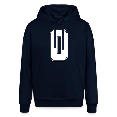 White Number 0 – Varsity Font - Stanley/Stella Sounder Side Pocket Hoodie