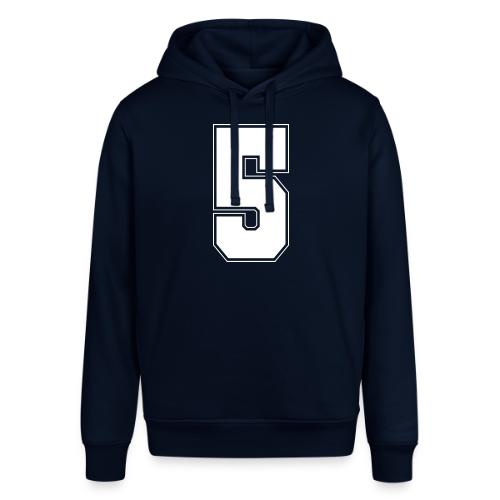 White Number 5 – Varsity Font - Stanley/Stella Sounder Side Pocket Hoodie