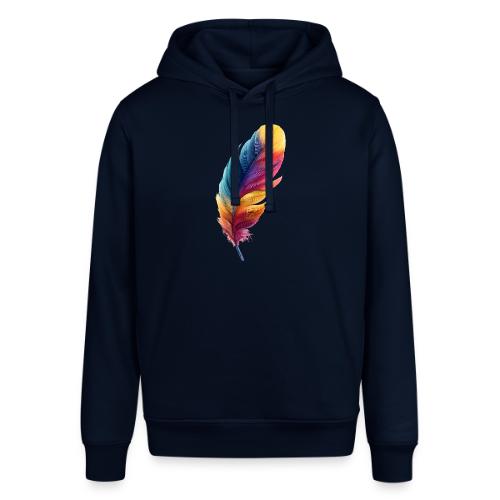 Rainbow Flight Feather - Stanley/Stella Sounder Side Pocket Hoodie