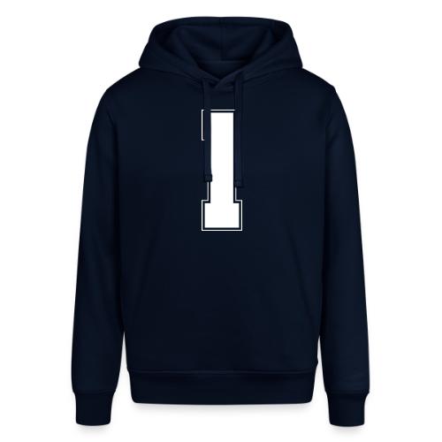 White Number 1 – Varsity Font - Stanley/Stella Sounder Side Pocket Hoodie