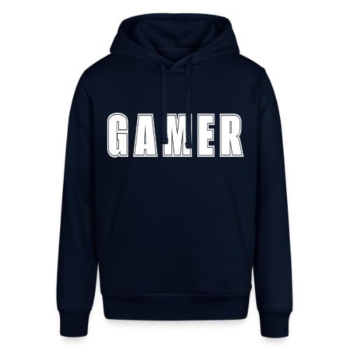 Gamer Collegiate White Text Design - Stanley/Stella Sounder Side Pocket Hoodie