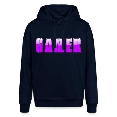 Gamer Purple Glossy Collegiate Design - Stanley/Stella Sounder Side Pocket Hoodie