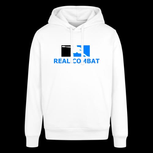 RCM MMA & BOXING Light Blue White Text - Stanley/Stella Sounder Side Pocket Hoodie