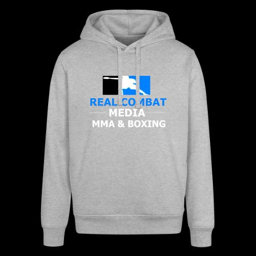 RCM MMA & BOXING Light Blue White Text - Stanley/Stella Sounder Side Pocket Hoodie