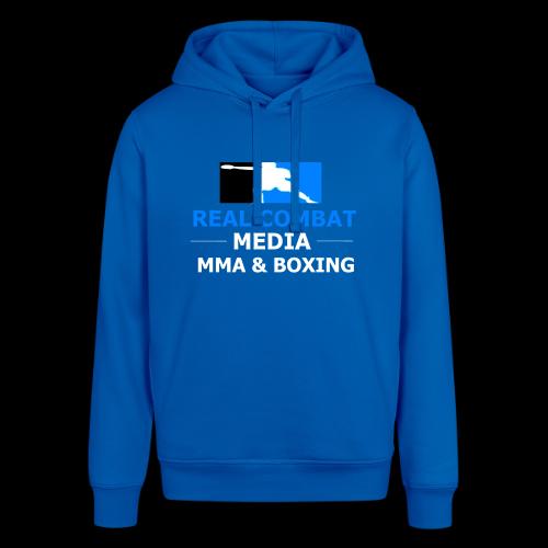 RCM MMA & BOXING Light Blue White Text - Stanley/Stella Sounder Side Pocket Hoodie