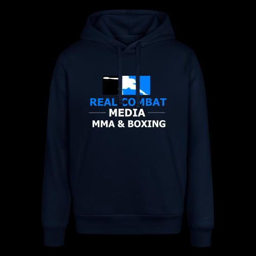 RCM MMA & BOXING Light Blue White Text - Stanley/Stella Sounder Side Pocket Hoodie