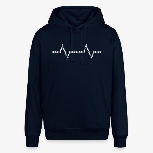 Bike Chain Heartbeat - Stanley/Stella Sounder Side Pocket Hoodie