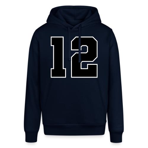 Varsity Number 12 Sports Design - Stanley/Stella Sounder Side Pocket Hoodie