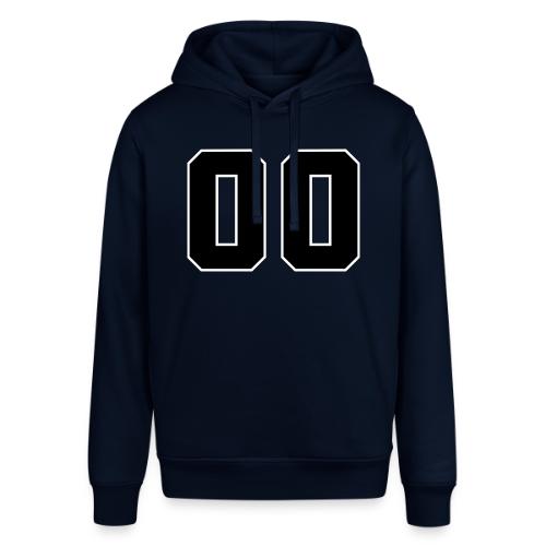 Varsity 00 Athletic Number Design - Stanley/Stella Sounder Side Pocket Hoodie