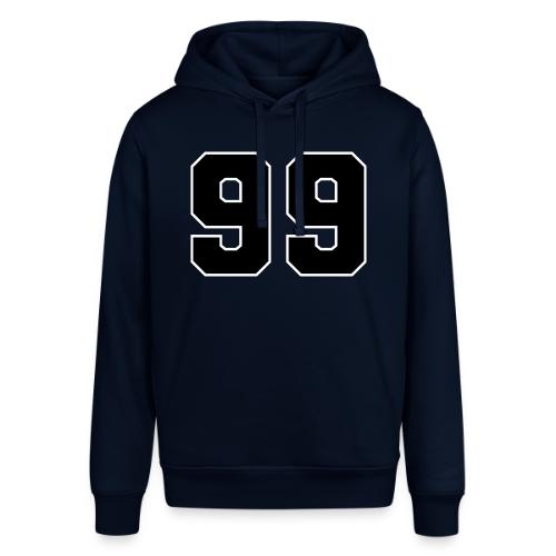 Varsity Number 99 Athletic Font - Stanley/Stella Sounder Side Pocket Hoodie
