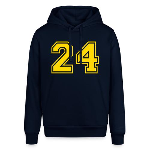 Number 24 in a classic athletic collegiate font - Stanley/Stella Sounder Side Pocket Hoodie