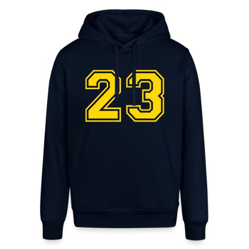 Number 23 in a classic athletic collegiate font - Stanley/Stella Sounder Side Pocket Hoodie