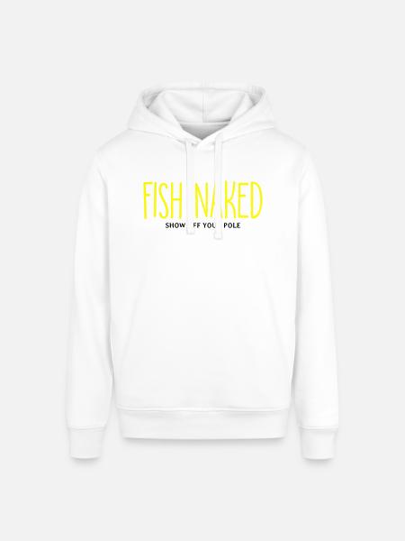 Fish Naked Show Off Your Pole - Stanley/Stella Sounder Side Pocket Hoodie - french navy