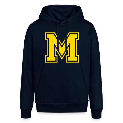 Letter M – Capital Athletic Alphabet Monogram - Stanley/Stella Sounder Side Pocket Hoodie