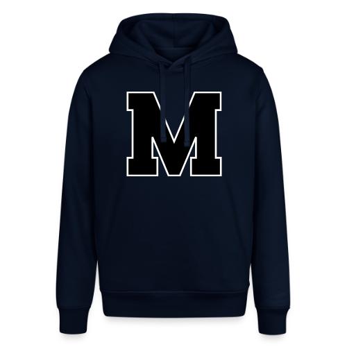 Varsity Letter M Collegiate Alphabet Art - Stanley/Stella Sounder Side Pocket Hoodie