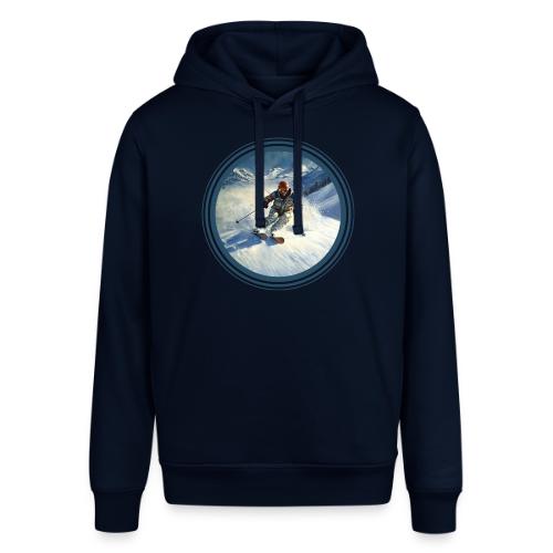 Skiing Power Moves - Stanley/Stella Sounder Side Pocket Hoodie