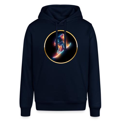 Golden Neon Snowboard - Stanley/Stella Sounder Side Pocket Hoodie